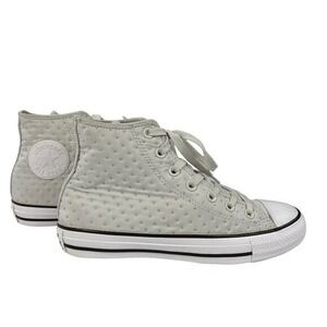 Converse Sneakers Womens 8 All Star Chuck Taylor Neoprene Hi Top Gray‎ Shoes